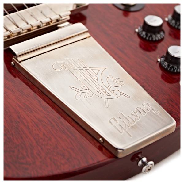 Gibson Custom 1964 SG Standard Reissue w/ Maestro Vibrola VOS, Cherry Red #505164 - vibrato unit