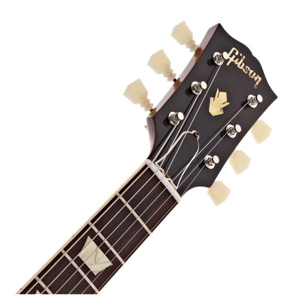 Gibson Custom 1964 SG Standard Reissue w/ Maestro Vibrola VOS, Cherry Red #505164 - headstock