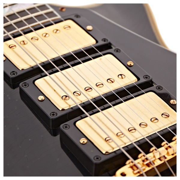 Gibson Custom 1957 Les Paul Custom Reissue 3-Pickup Bigsby Light Aged, Ebony #751224 - pickups