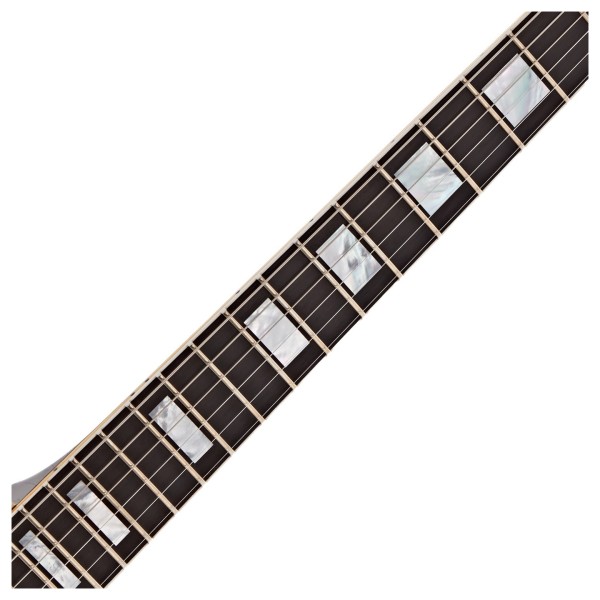 Gibson Custom 1957 Les Paul Custom Reissue 3-Pickup Bigsby Light Aged, Ebony #751224 - neck