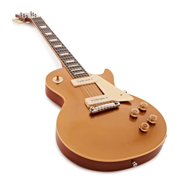 Gibson Custom 1954 Les Paul Reissue VOS, Double Gold #45444 - angled shot