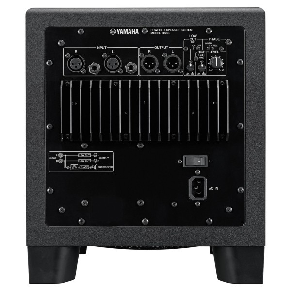HS8S Active Subwoofer - Rear