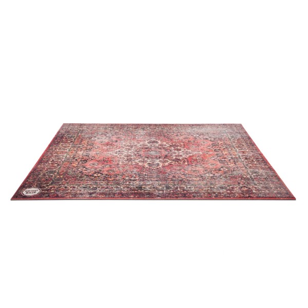 Drum N Base Sound Stage - Worn Persian Red, 185 x 165cm