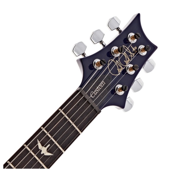 PRS S2 Custom 24-08, Lake Blue - HEADSTOCK