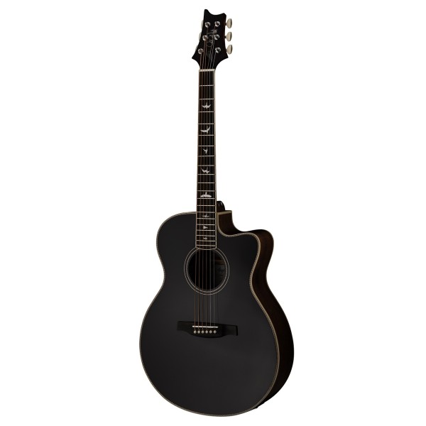 PRS SE A20 Angeles, Black Gloss Top Satin Back (2026) - side view