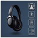 SubZero NH-360 Spatial Audio Bluetooth Headphones with Active Noise Cancelling, Black