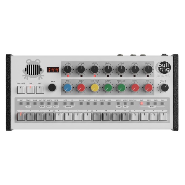 Erica Synths Bass Drum White モジュラーシンセ Erica Synths Bullfrog Drums Drum Machine at Gear4music