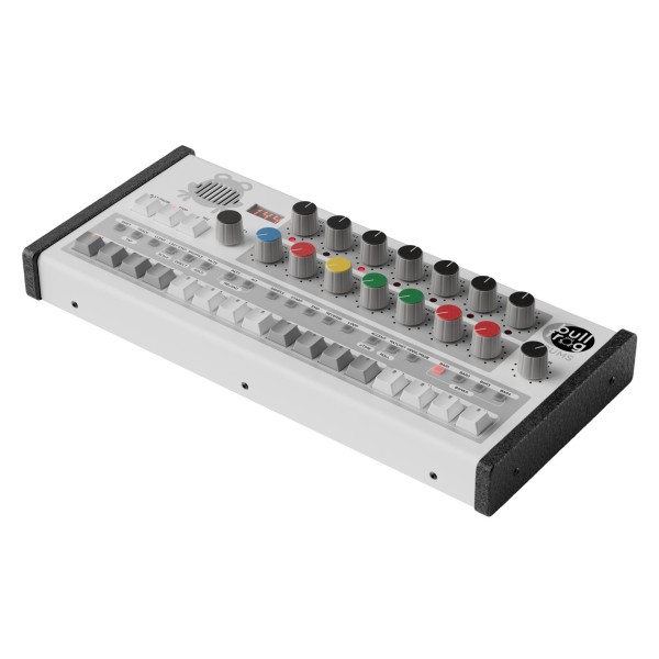 Bullfrog Analog Drum Machine and Sampler - Angled