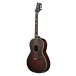 PRS SE P20E Parlour Electro-Acoustic, Fire Red Burst (2026) - side