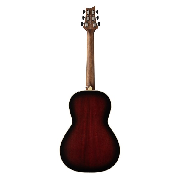PRS SE P20E Parlour Electro-Acoustic, Fire Red Burst (2026) - back