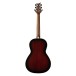 PRS SE P20E Parlour Electro-Acoustic, Fire Red Burst (2026) - back
