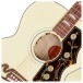Gibson SJ-200 Standard, Classic White - soundhole