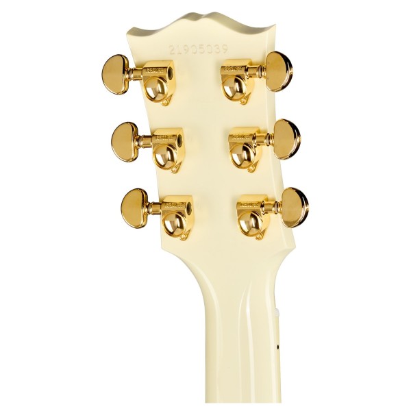 Gibson SJ-200 Standard, Classic White - back of headstock