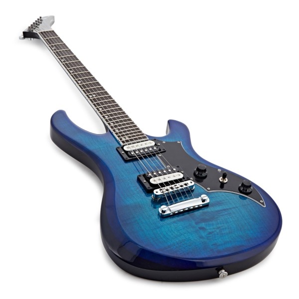 Gibson Victory Figured, Cobalt Burst​ - angled shot