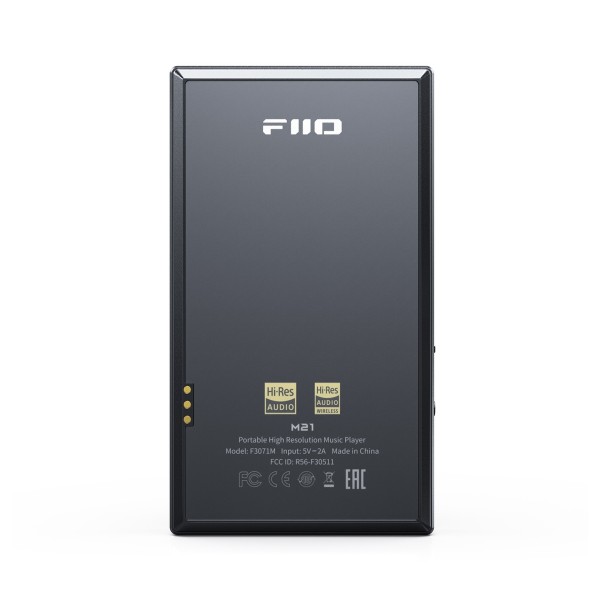 FiiO M21 Digital Audio Player, Black rear 