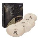 Zildjian K Becken-Boxset mit kostenlosem 18''-K Dark-Thin-Crash-Becken