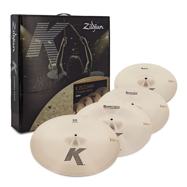 Zildjian K Cymbal Boxset with Free 18'' K Dark Thin Crash