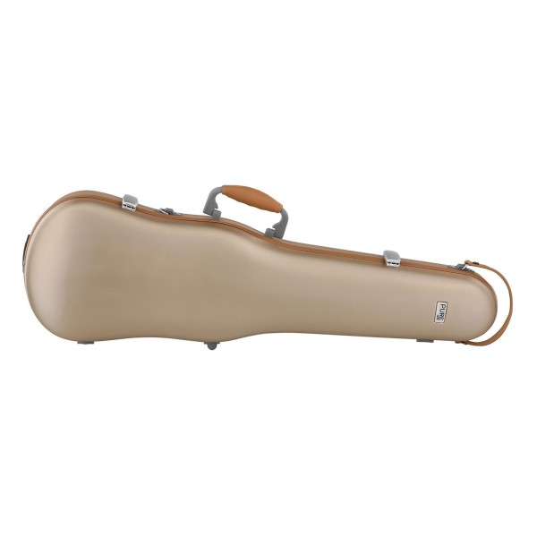 Gewa Pure Polycarbonate Shaped Violin Case, Gold 1