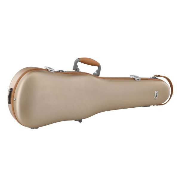 Gewa Pure Polycarbonate Shaped Violin Case, Gold 2