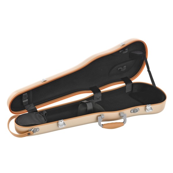 Gewa Pure Polycarbonate Shaped Violin Case, Gold 5
