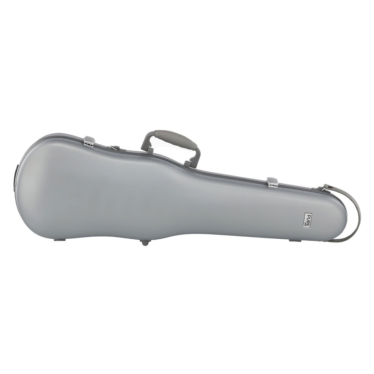 Gewa Pure Polycarbonate Shaped Violin Case Silver