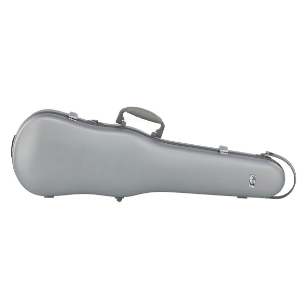 Gewa Pure Polycarbonate Shaped Violin Case, Silver 1