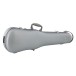 Gewa Pure Polycarbonate Shaped Violin Case, Silver 2