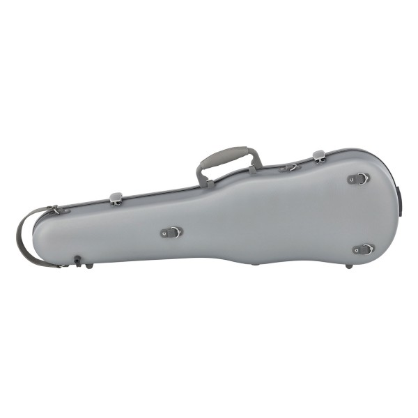 Gewa Pure Polycarbonate Shaped Violin Case, Silver 3