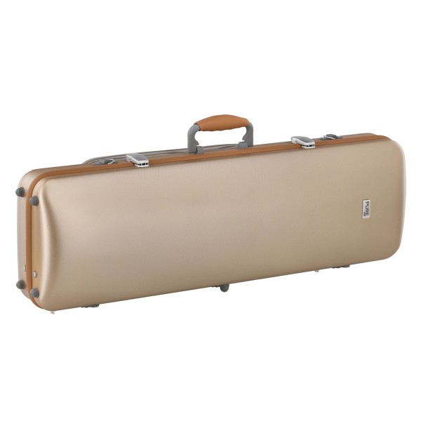 Gewa Pure Polycarbonate Oblong Violin Case, Gold 3