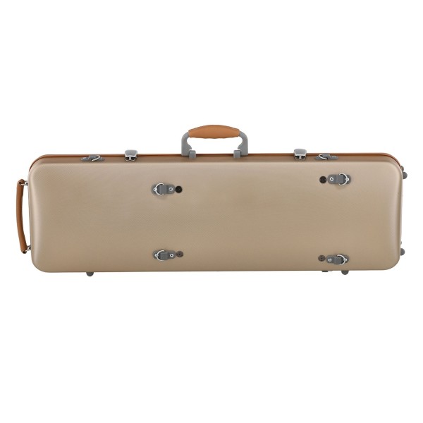 Gewa Pure Polycarbonate Oblong Violin Case, Gold 4