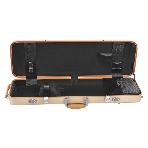Gewa Pure Polycarbonate Oblong Violin Case, Gold 6