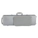 Gewa Pure Polycarbonate Oblong Violin Case, Silver 2