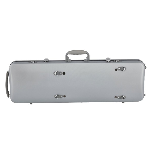 Gewa Pure Polycarbonate Oblong Violin Case, Silver 4
