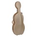 Gewa Pure Polycarbonate Cello Case, Gold 2