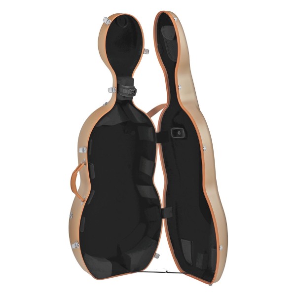 Gewa Pure Polycarbonate Cello Case, Gold 7
