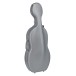 Gewa Pure Polycarbonate Cello Case, Silver 2
