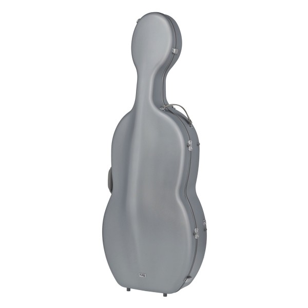 Gewa Pure Polycarbonate Cello Case, Silver 3