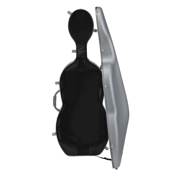 Gewa Pure Polycarbonate Cello Case, Silver 7