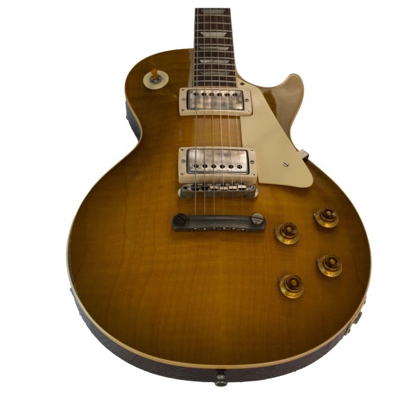 Gibson Custom 1959 Les Paul Standard Reissue Heavy Aged, Green Lemon Fade #942454 - body