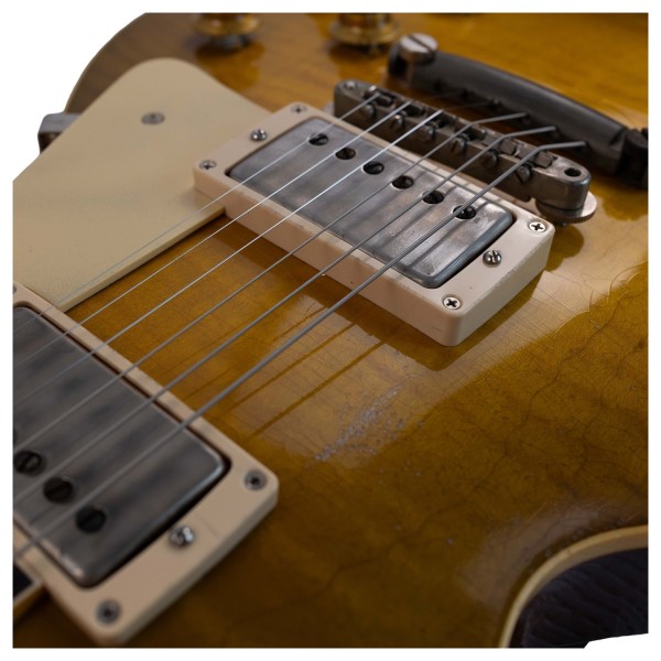 Gibson Custom 1959 Les Paul Standard Reissue Heavy Aged, Green Lemon Fade #942454 - bridge