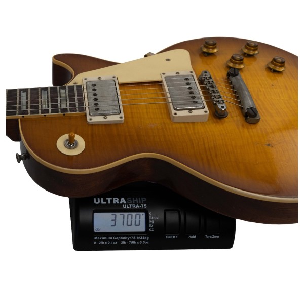 Gibson Custom 1959 Les Paul Standard Reissue Heavy Aged, Golden Poppy Burst #95148 - weight shot