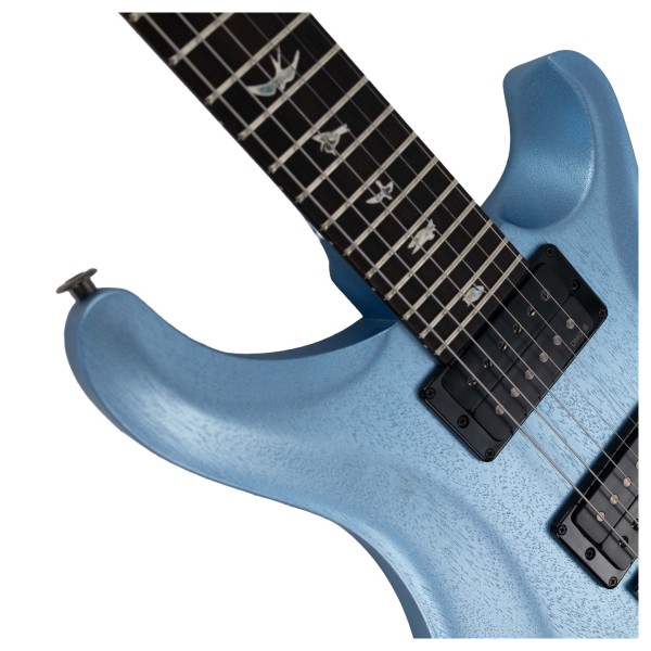PRS Standard 24 Satin, Ice Blue Metallic #0402606 - upper frets
