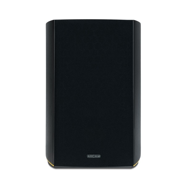 Arcam Radia R25 Bookshelf Speakers (Pair), Black - front grilel 