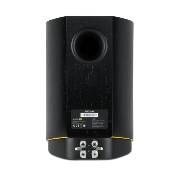Arcam Radia R25 Bookshelf Speakers (Pair), Black - rear 