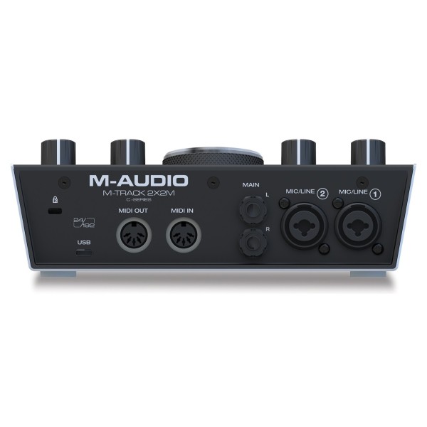 M-Audio M-Track 2x2M Audio Interface - Rear
