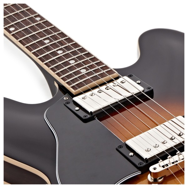Gibson ES-335 Left Handed, Vintage Burst #232350196 - upper frets