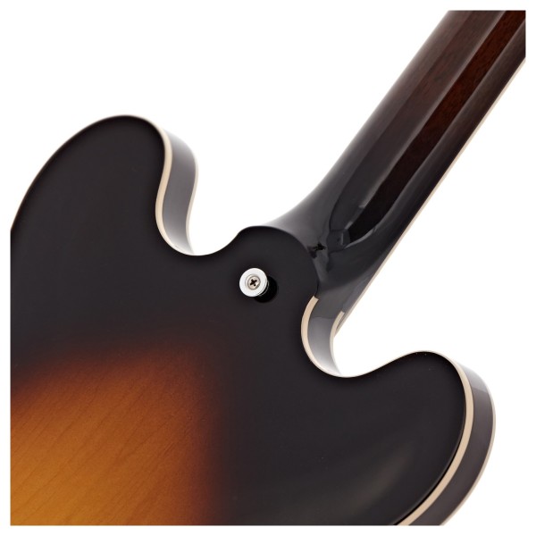 Gibson ES-335 Left Handed, Vintage Burst #232350196 - neck joint
