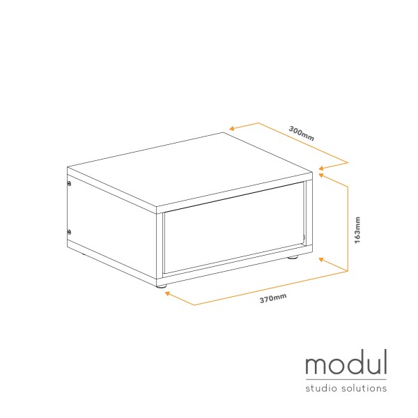 modul Small Drawer, Black