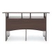 3 Tier Pro Audio Studio Desk by Gear4music, 8U, Royal Walnut