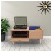 Turntable and Records Table by Gear4music